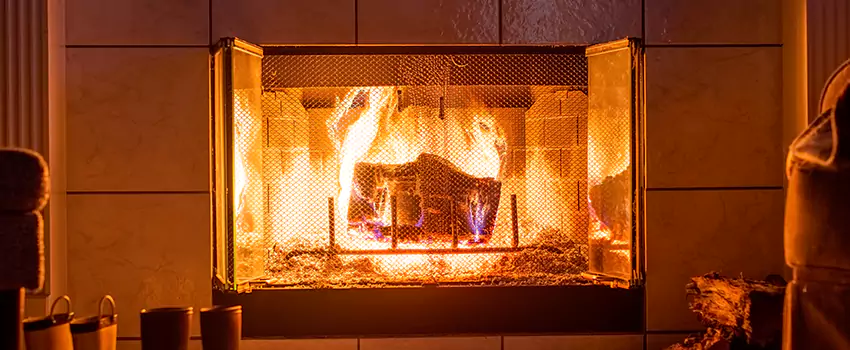 Mendota Hearth Landscape Fireplace Installation in Ashland, Kentucky